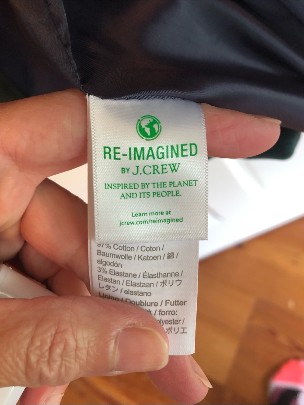 Reimagined by J. Crew Teal/Green Velvet Single-Button Blazer 12 Tall NWOT - Picture 7 of 8